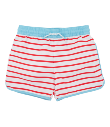 The Beaufort Bonnet Company TBBC Tanner Trunks - Richmond Red Stripe/Belhaven Blue