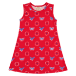 The Beaufort Bonnet Company TBBC Sleeveless Polly Play Dress - Star Spangled Swag