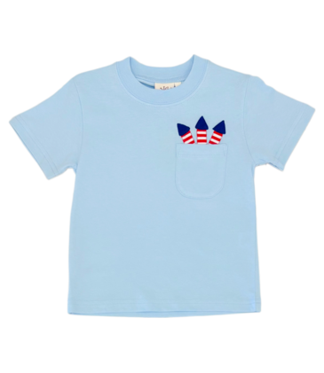 Luigi Luigi Fireworks Pocket T-Shirt