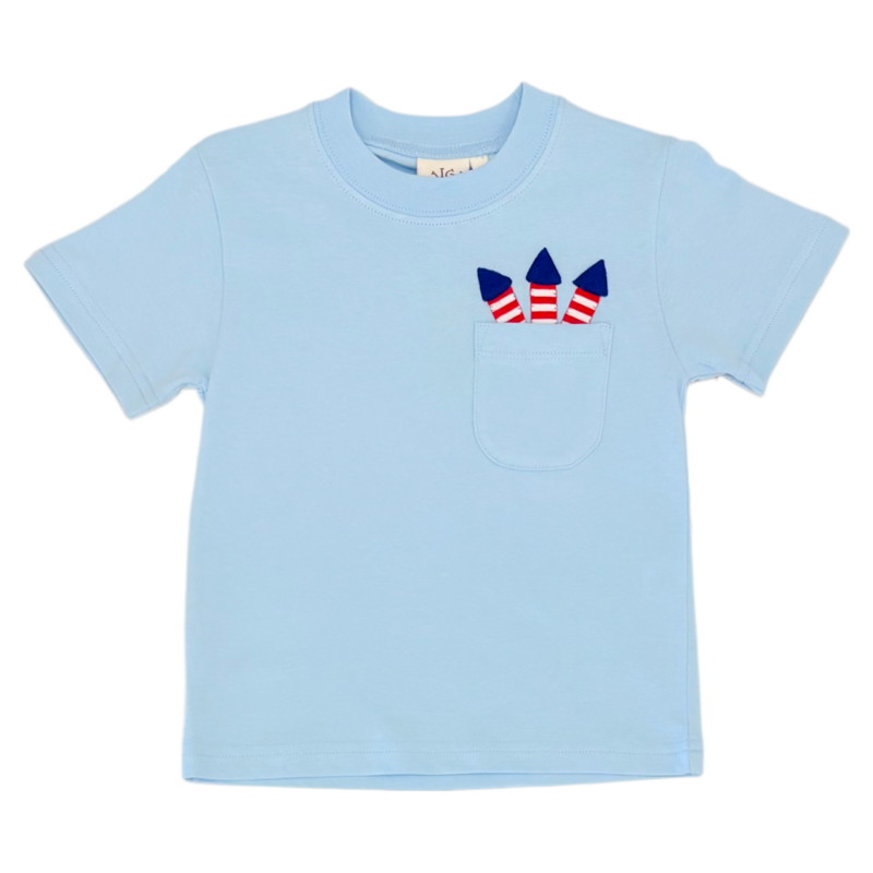 Luigi Luigi Fireworks Pocket T-Shirt