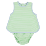 The Beaufort Bonnet Company TBBC Stevie Set - Lexington Lime Stripe/Buckhead Blue