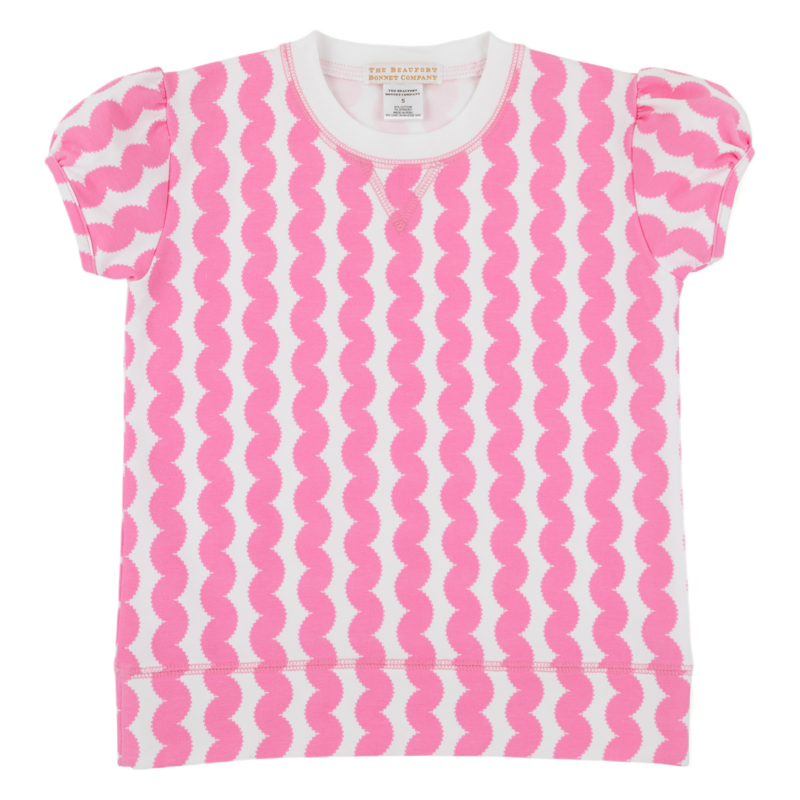The Beaufort Bonnet Company TBBC Cassidy Comfy Crewneck Short Puff Sleeve - Tribeca Trims/WAW