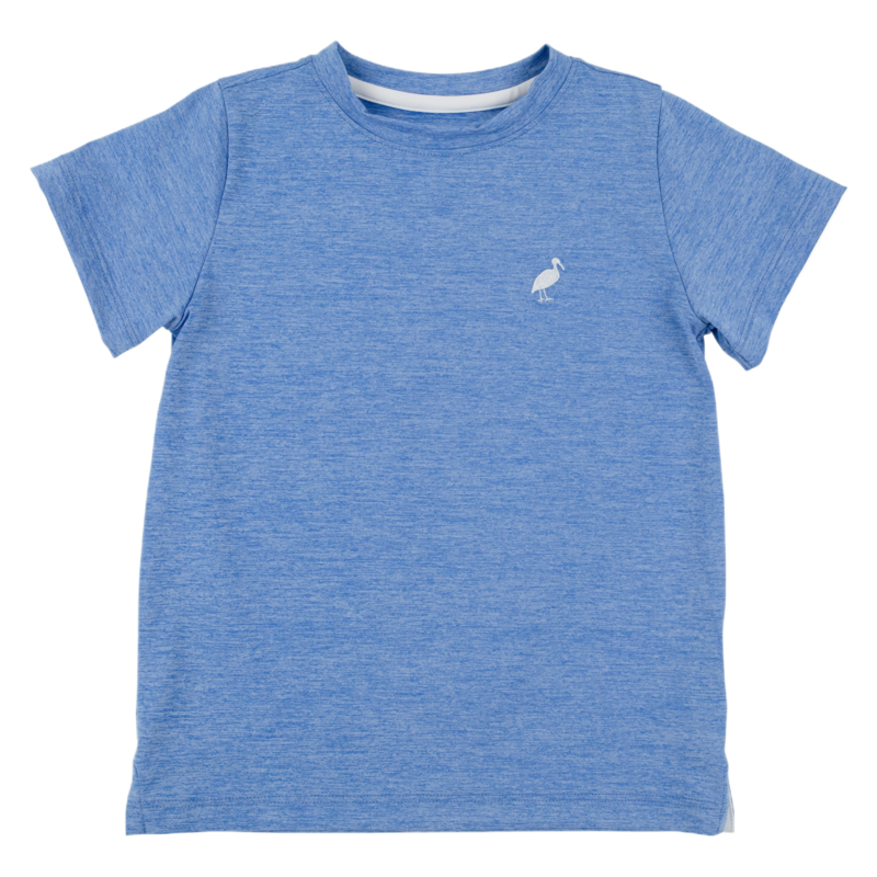 The Beaufort Bonnet Company TBBC Prepletic Carter Crewneck - Sunrise Blvd Blue Heathered/WAW