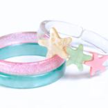 Lilies & Roses Starfish Blue & Pink Bangles