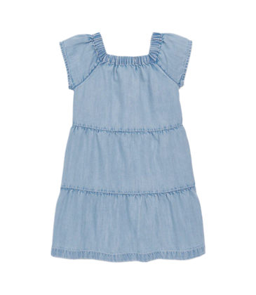 Primary Primary Chambray Picnic Dress