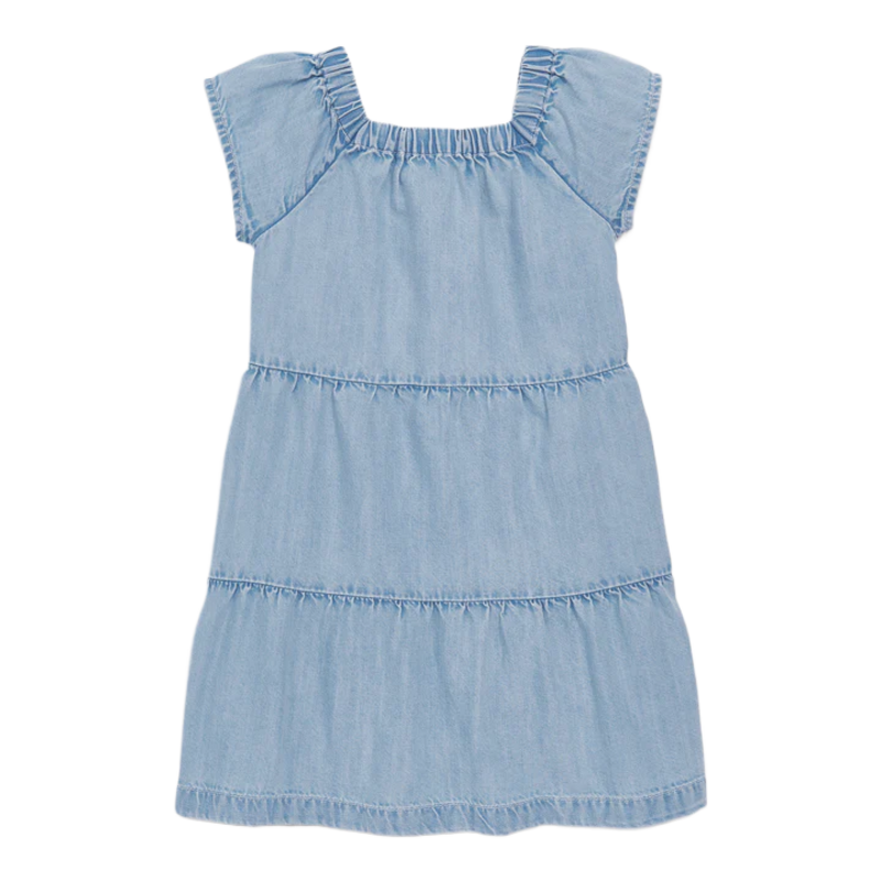 Primary Primary Chambray Picnic Dress