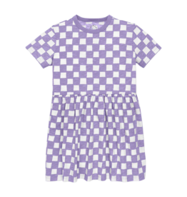 Primary Primary Iris Check Easy Dress