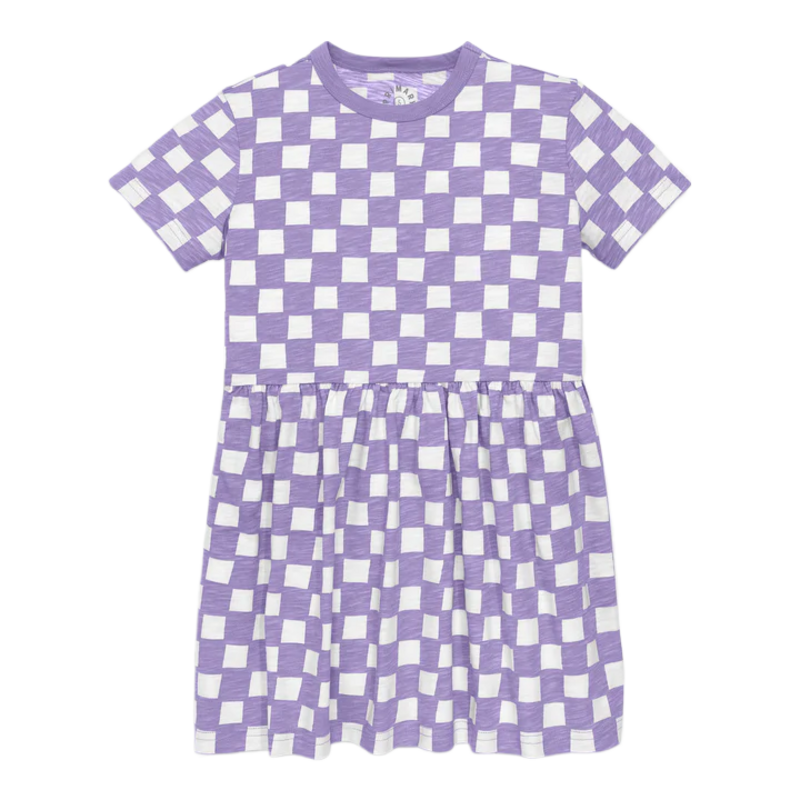 Primary Primary Iris Check Easy Dress