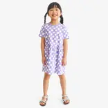 Primary Primary Iris Check Easy Dress