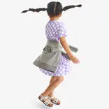 Primary Primary Iris Check Easy Dress