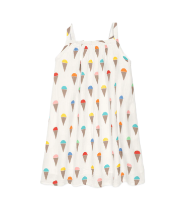 Primary Primary Rainbow Scoops Tank Dress