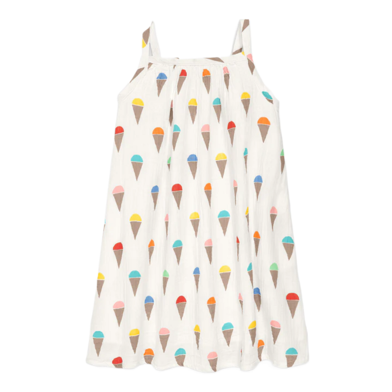 Primary Primary Rainbow Scoops Tank Dress