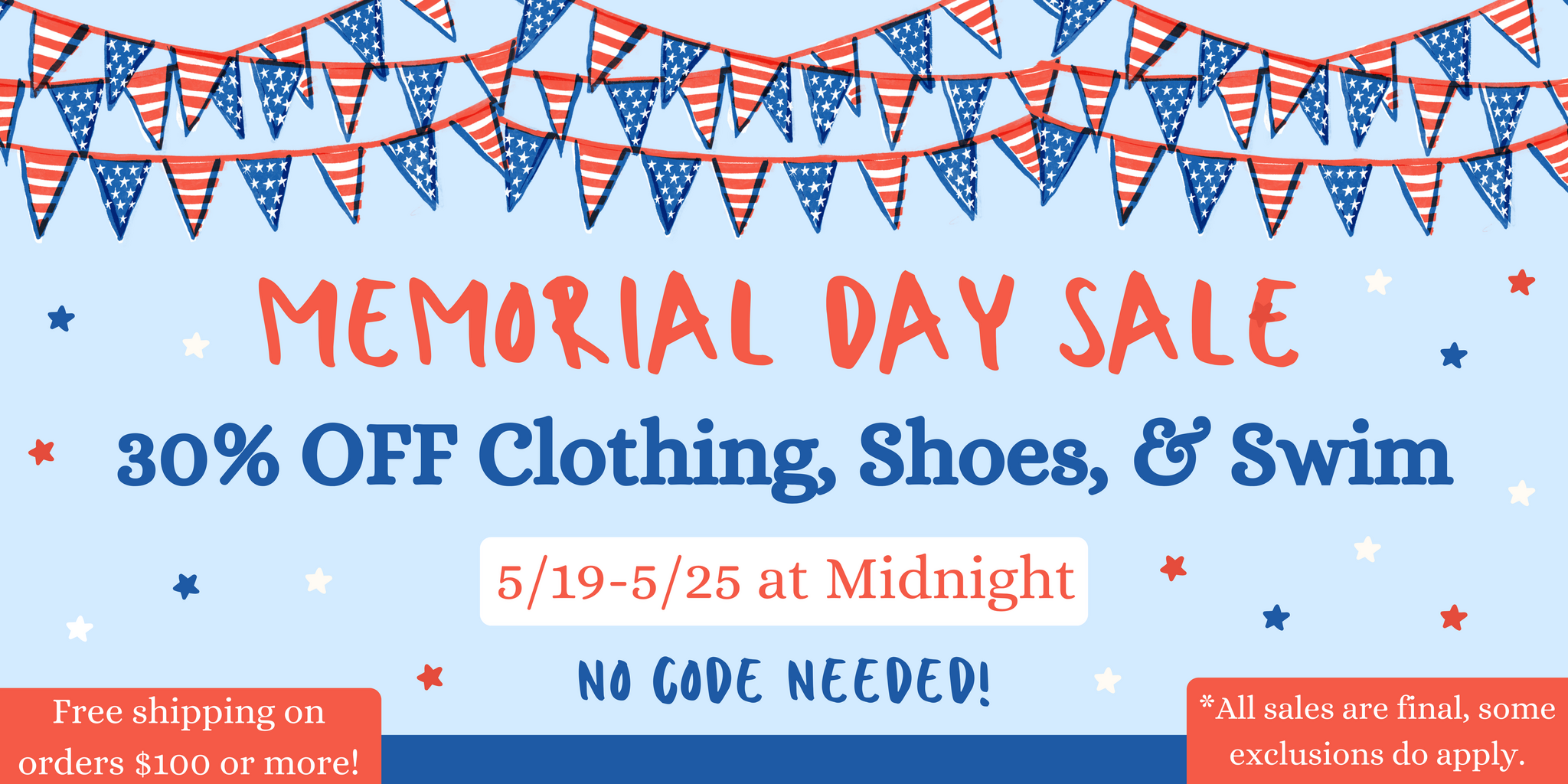 Memorial Day Sale