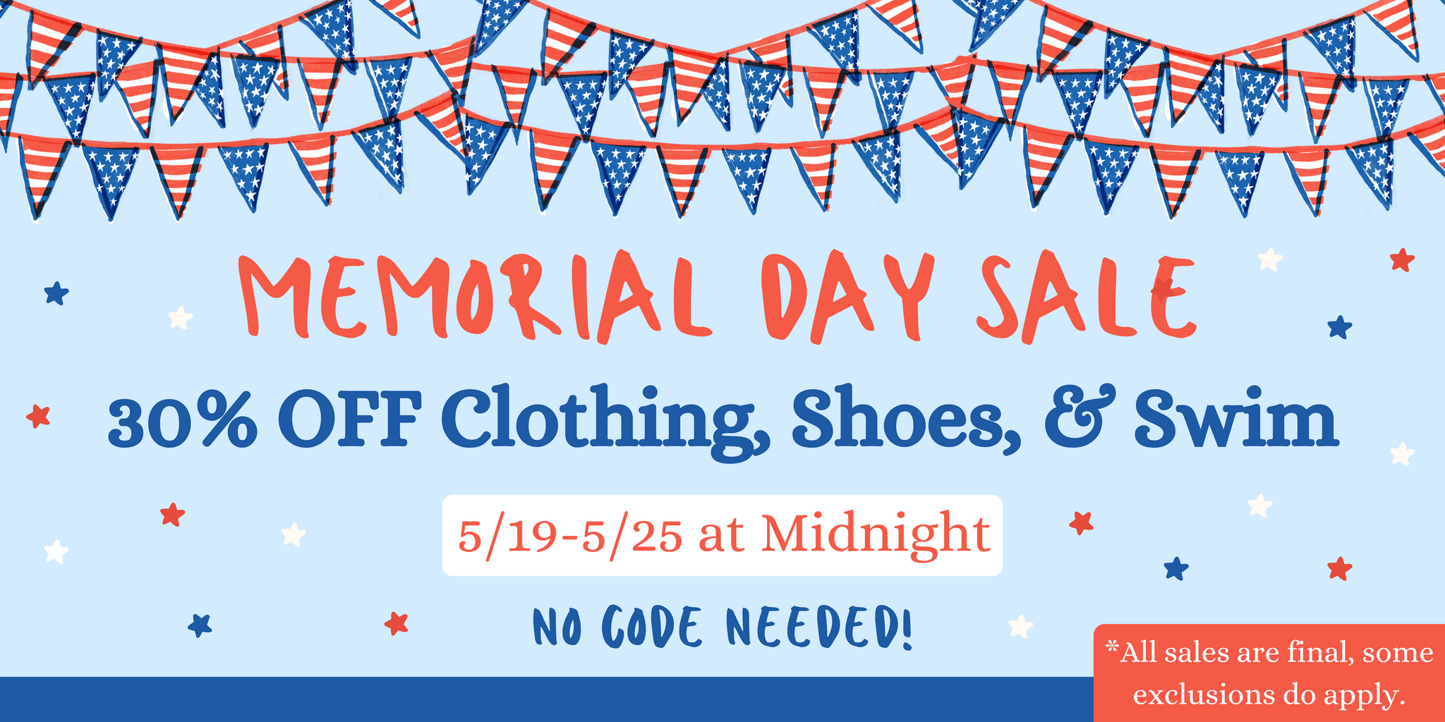 Memorial Day Sale