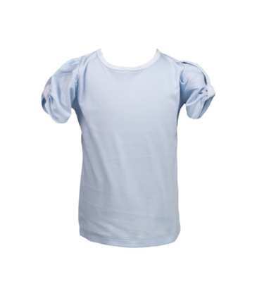 The Proper Peony The Proper Peony Light Blue Twist Shirt