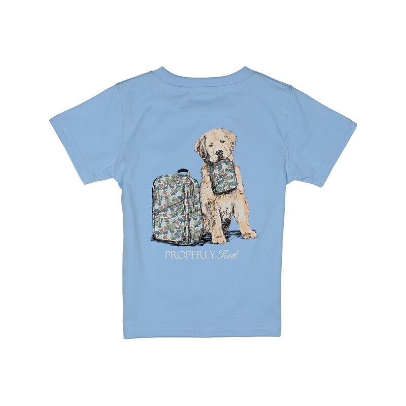 Properly Tied Properly Tied Light Blue Tee - Study Buddy