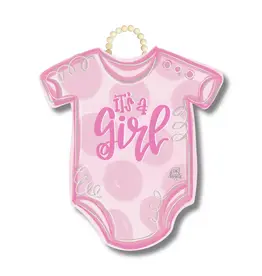 DK Designs It’s a Girl Onesie Door Hanger