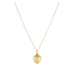 enewton enewton egirl 14" Necklace Gold - Love Plush Small Gold Charm