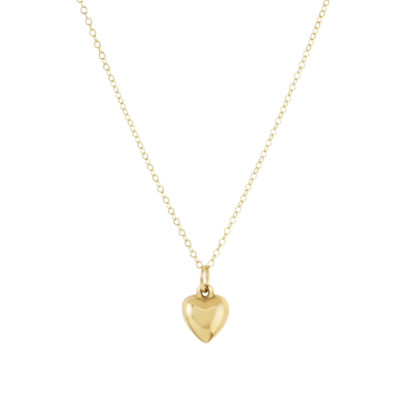 enewton enewton egirl 14" Necklace Gold - Love Plush Small Gold Charm