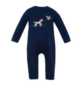 Claire & Charlie Claire & Charlie Hunting Dog Long Romper