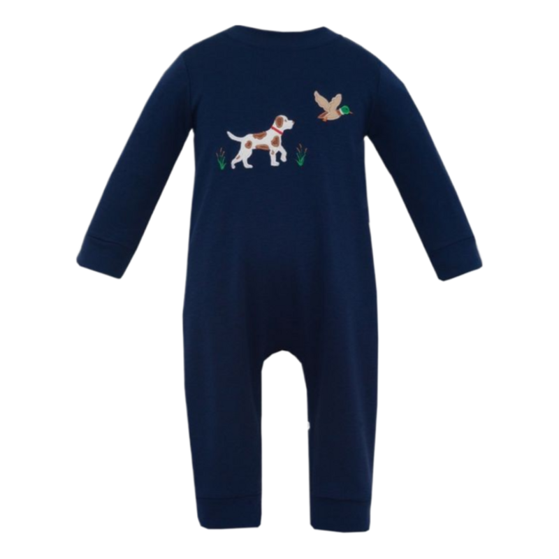 Claire & Charlie Claire & Charlie Hunting Dog Long Romper