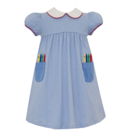 Claire & Charlie Claire & Charlie Crayon Pockets Dress