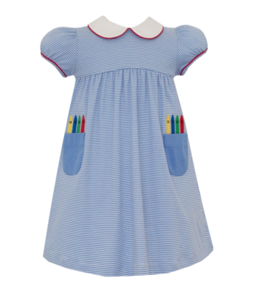 Claire & Charlie Claire & Charlie Crayon Pockets Dress