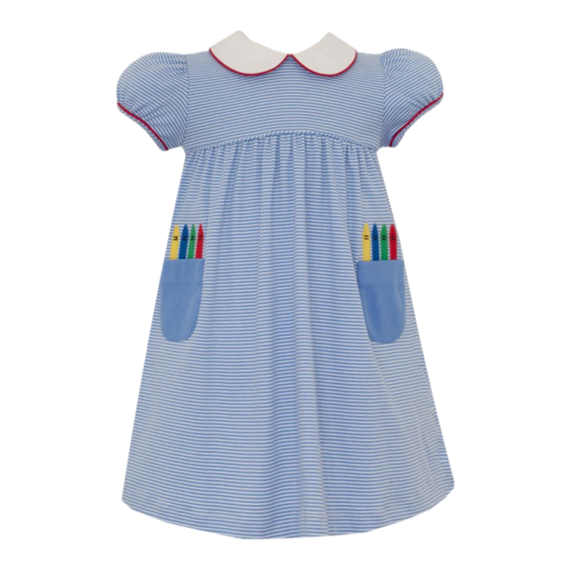 Claire & Charlie Claire & Charlie Crayon Pockets Dress
