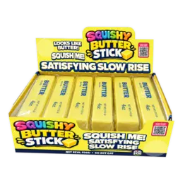 Novelty Brands *Pre-Order* Fun Doh Slow Rise Butter Stick Squish Toy