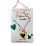 Great Pretenders Great Pretenders Birthstone Heart Locket Necklace