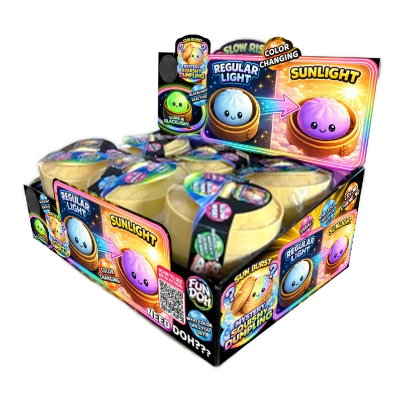 Novelty Brands Fun Doh Color Changing Dumpling Squish Toy
