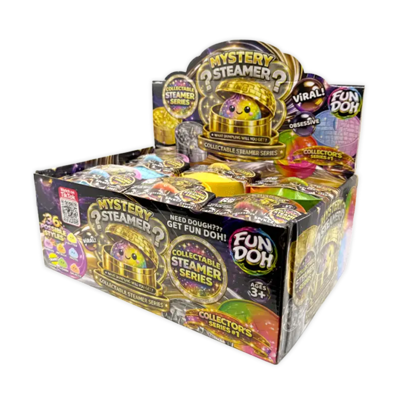 Novelty Brands *Pre-Order* Fun Doh Mystery Steamer Dumpling Squish Toy - Ultra Rare Collection