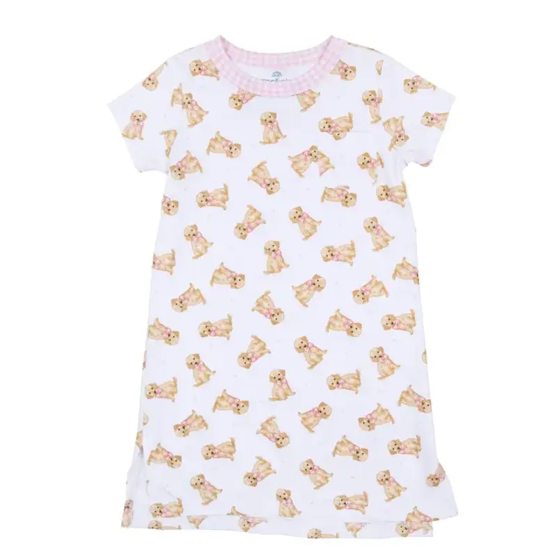 Magnolia Baby Magnolia Baby Pink Sweet Golden Nightdress