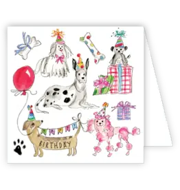 RoseanneBeck Collections Party Pooches Enclosure Card
