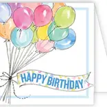 RoseanneBeck Collections Happy Birthday Bunch of Balloons Enclosure Card