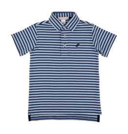 The Beaufort Bonnet Company TBBC Prim & Proper Polo - Sumner County Stripe BB/NN