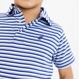 The Beaufort Bonnet Company TBBC Prim & Proper Polo - Sumner County Stripe BB/NN