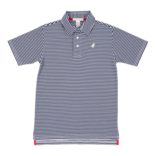 The Beaufort Bonnet Company TBBC Prim & Proper Polo - Nantucket Navy Stripe
