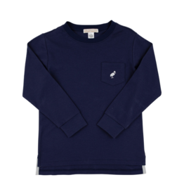 The Beaufort Bonnet Company TBBC LS Carter Crewneck - Nantucket Navy