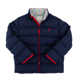 The Beaufort Bonnet Company TBBC Cooper Coat - Nantucket Navy/Richmond Red