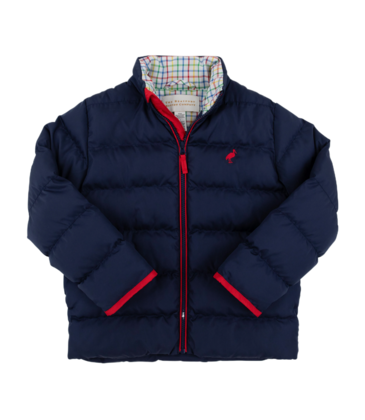 The Beaufort Bonnet Company TBBC Cooper Coat - Nantucket Navy/Richmond Red