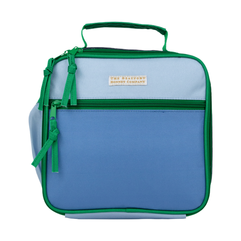 The Beaufort Bonnet Company TBBC Leighton Lunch Box - Barbados Blue/Beale Street Blue/Nantucket Navy/Kiawah Kelly Green
