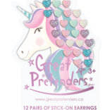 Great Pretenders Great Pretenders Rhinestone Royalty Stick On Earrings