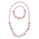 Great Pretenders Great Pretenders Pinky Pearl Necklace & Bracelet Set