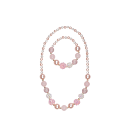Great Pretenders Great Pretenders Pinky Pearl Necklace & Bracelet Set