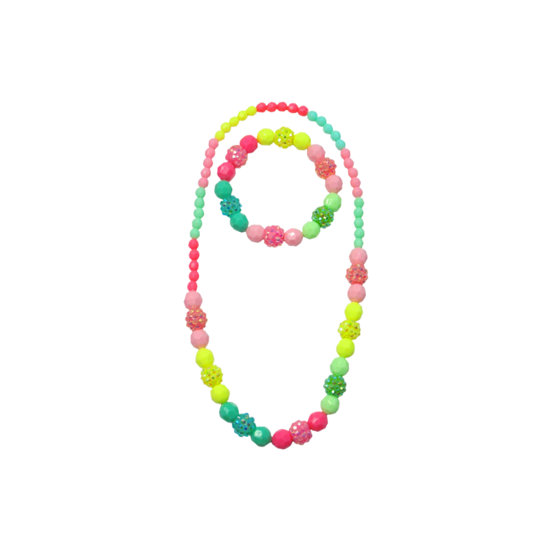 Great Pretenders Great Pretenders Vividly Vibrant Necklace & Bracelet Set