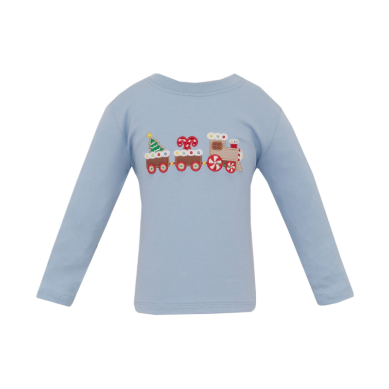 Claire & Charlie Claire & Charlie Gingerbread Train T-Shirt