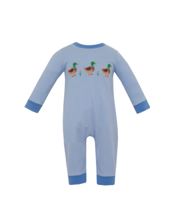 Claire & Charlie Claire & Charlie Mallard Duck Long Romper