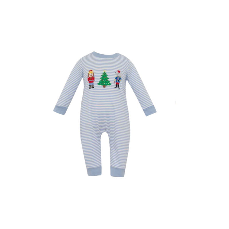 Claire & Charlie Claire & Charlie Nutcracker Long Romper
