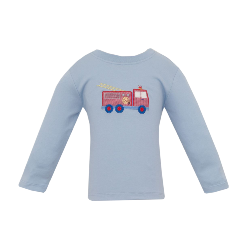 Claire & Charlie Claire & Charlie Firetruck T-Shirt